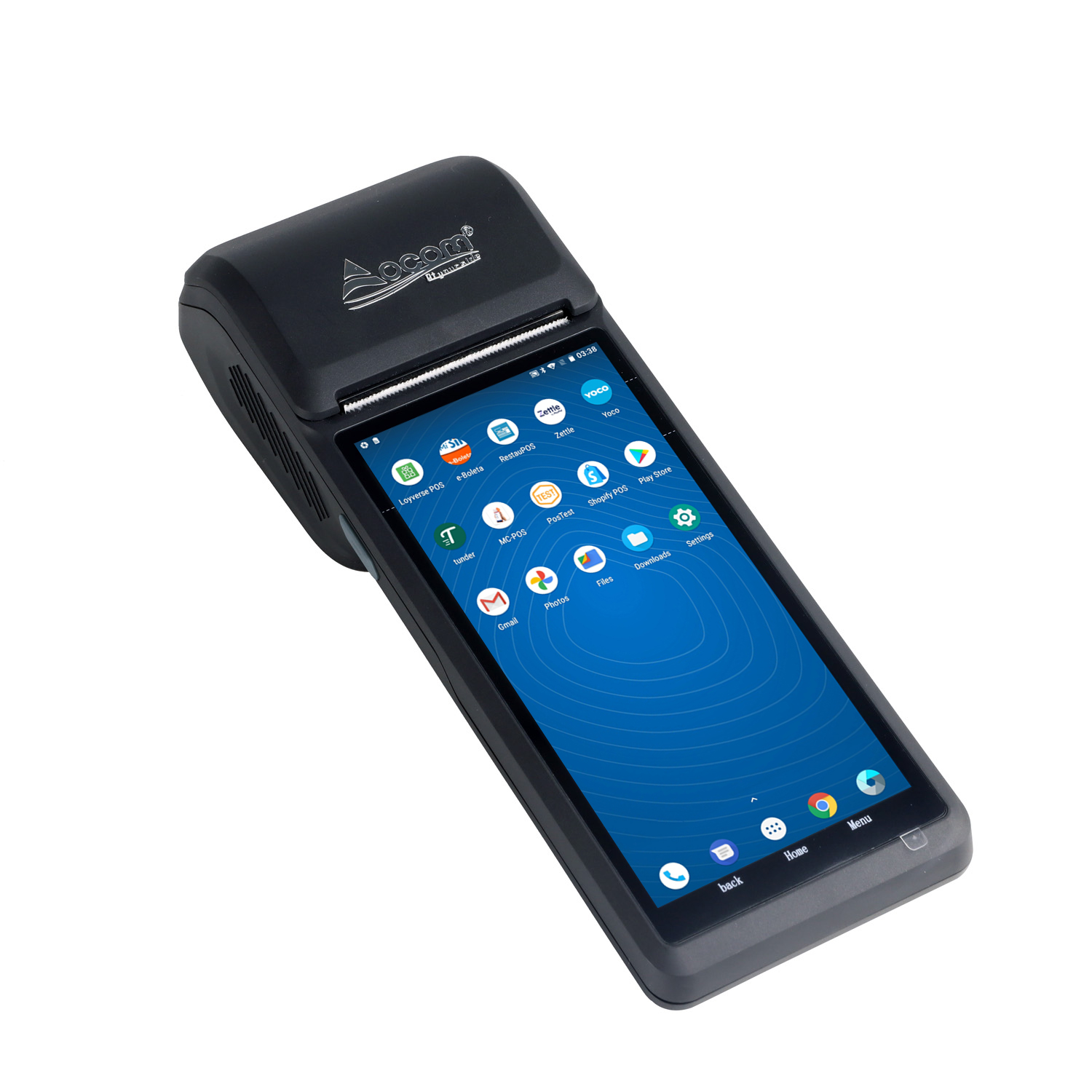 （POS-T3)中国工厂 3500mAh 58mm 打印机 punto de venta 触摸支付终端 pos 打印机手持式 NFC 设备 pos 系统