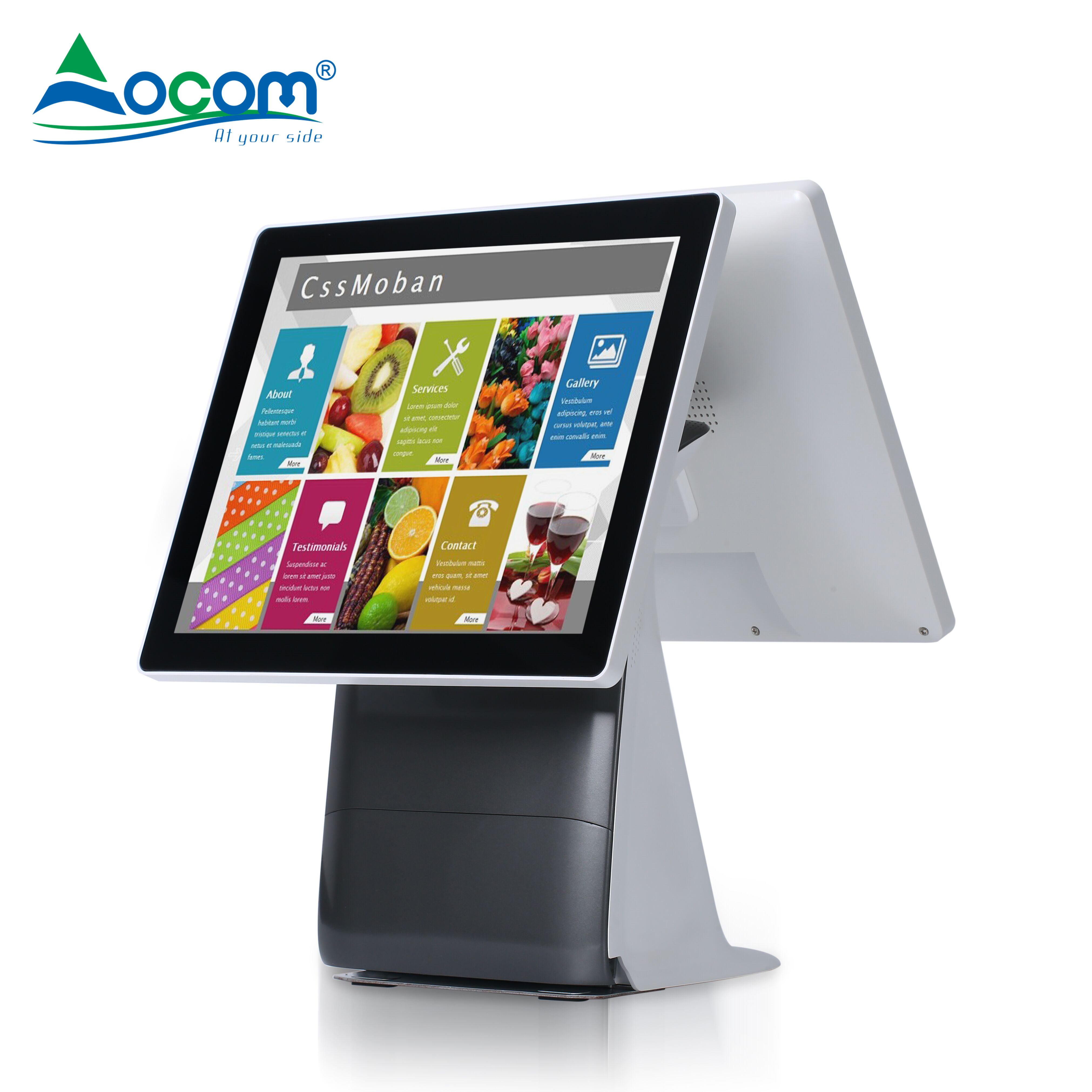 wszystko na jednym ekranie dotykowym POS Maszyna z drukarką Bankomat I3 I5 z procesorem Windows Android POS