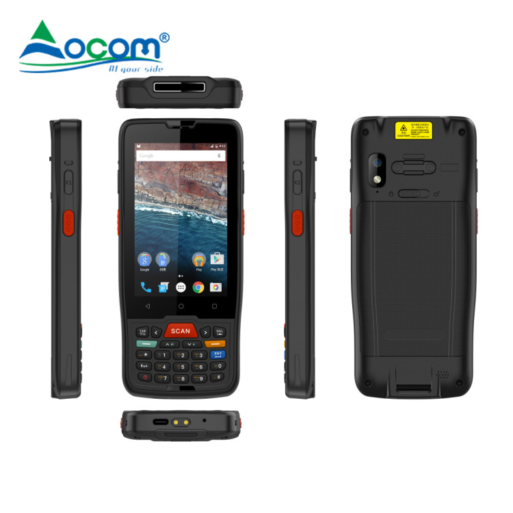 OCOM Terminale dati industriale portatile versione Android 9 da 4 pollici con motore 2D NFC di alto livello per la gestione del magazzino