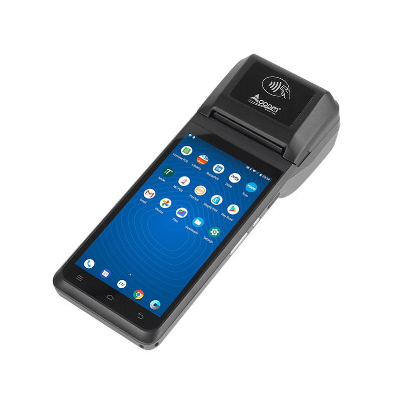(POS-T2)thermal receipt and label printer caisse dual screen pos terminal fingerprint pos machine