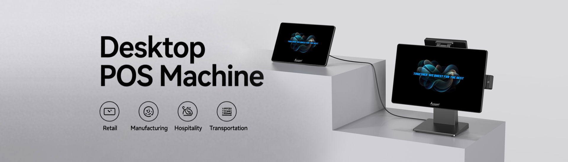 15.6 Inch Windows/Android Touch POS terminal, with ultra thin body, modular design - COPY - e3dv0h