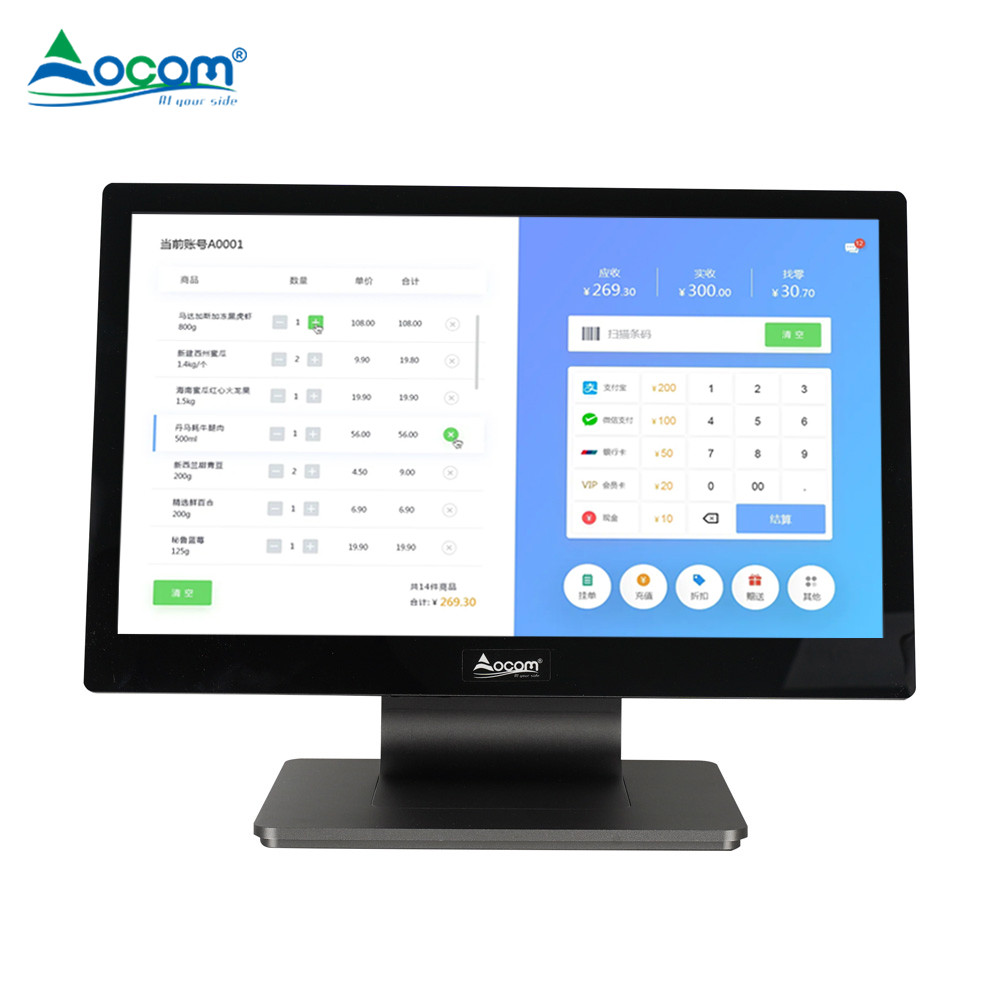 Smart POS Machine 15.6inch Touch Screen Cash Register Window  POS Systems for Clothing Store
