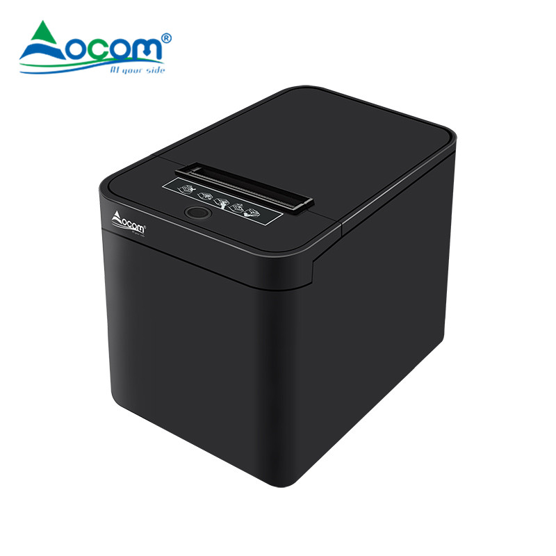 Imprimante de réception de papier thermique OEM Factory professionnelle / ODM 80 mm USB / LAN / BT / WiFi Facultatif