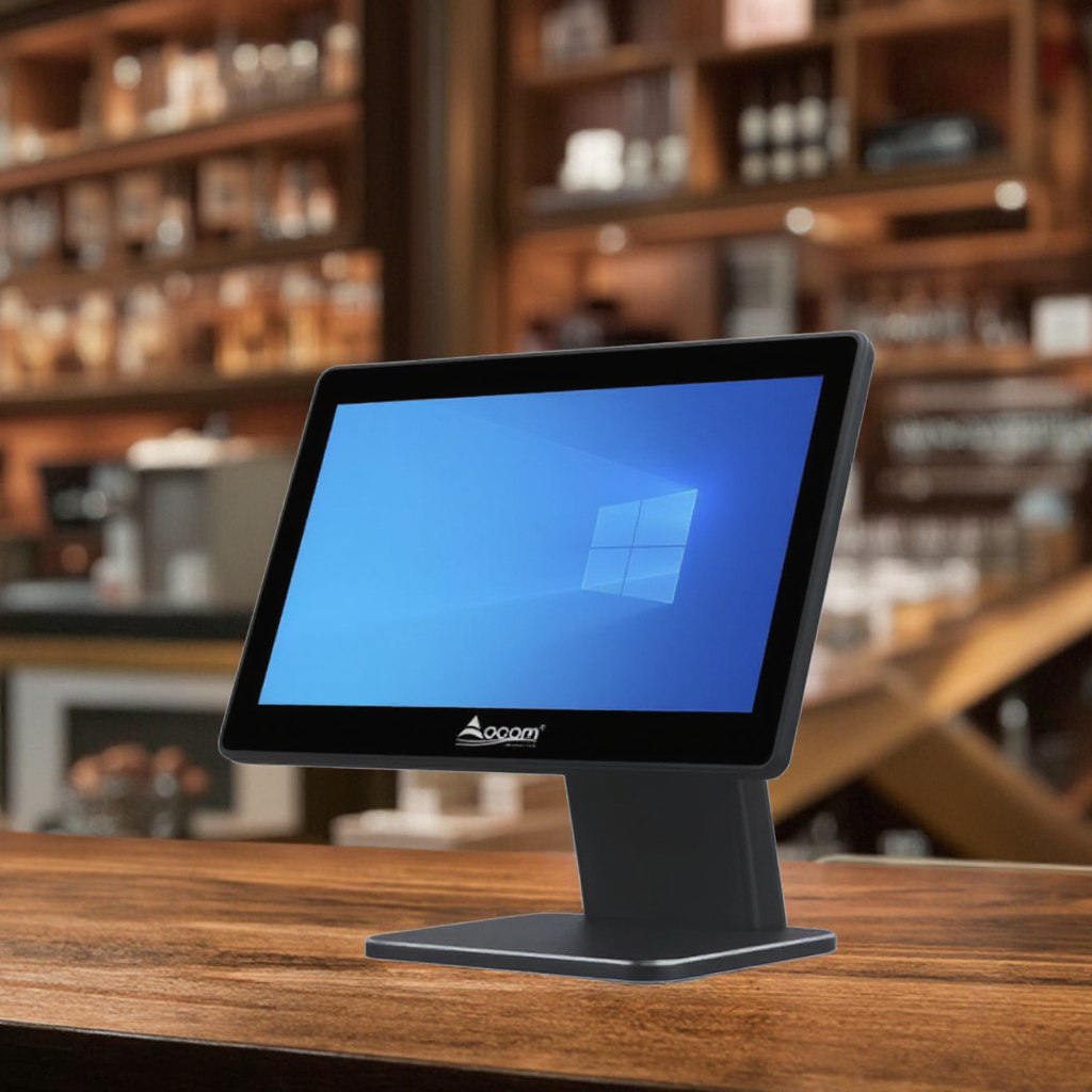 Dual Screen Windows 11 All-in-One Electronic Regonic Regal Regal Region POS 15 -Zoll -Touchscreen -System AIO -Maschine