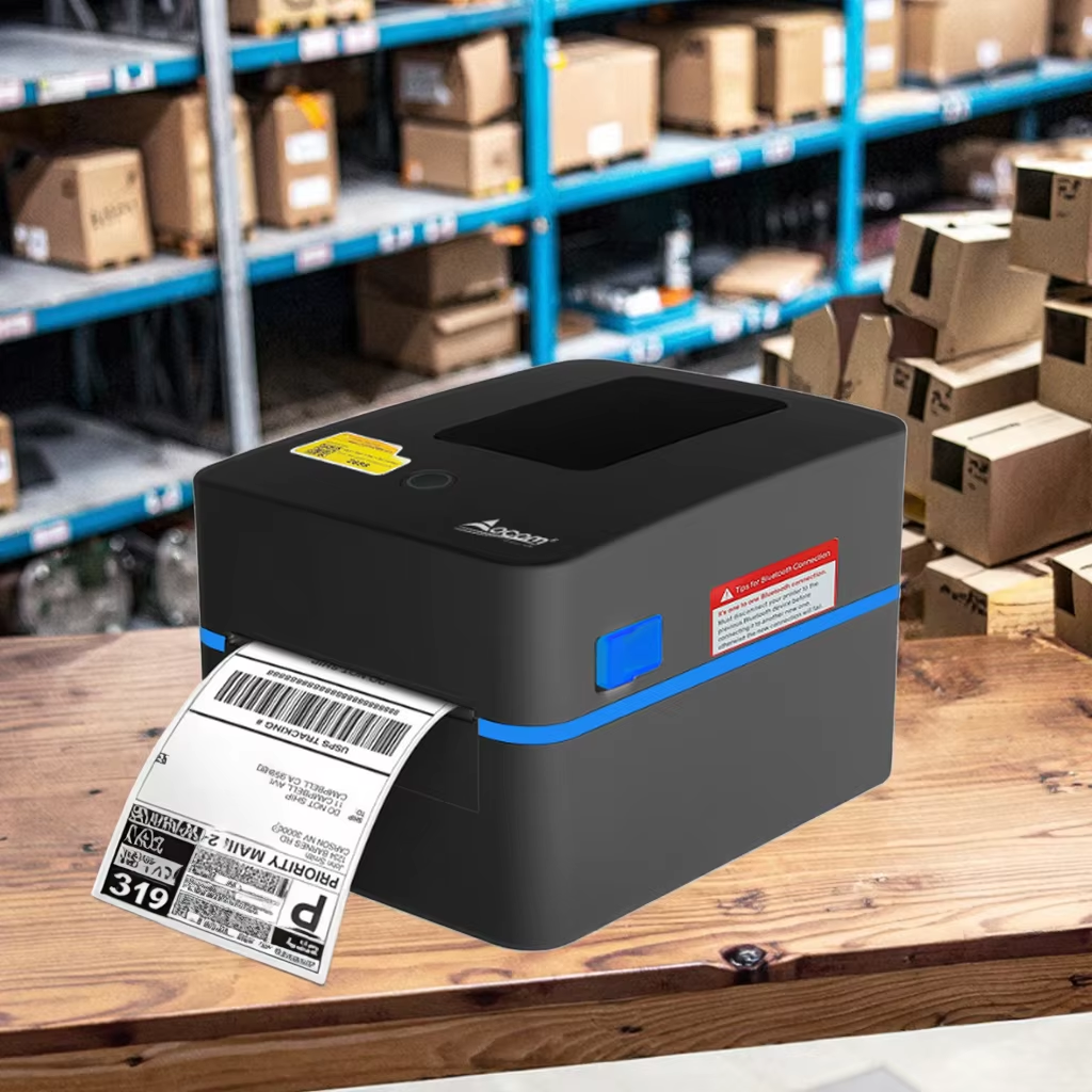 OCOM Brand 4inch Thermal Direct Label Printer with Auto Cutter