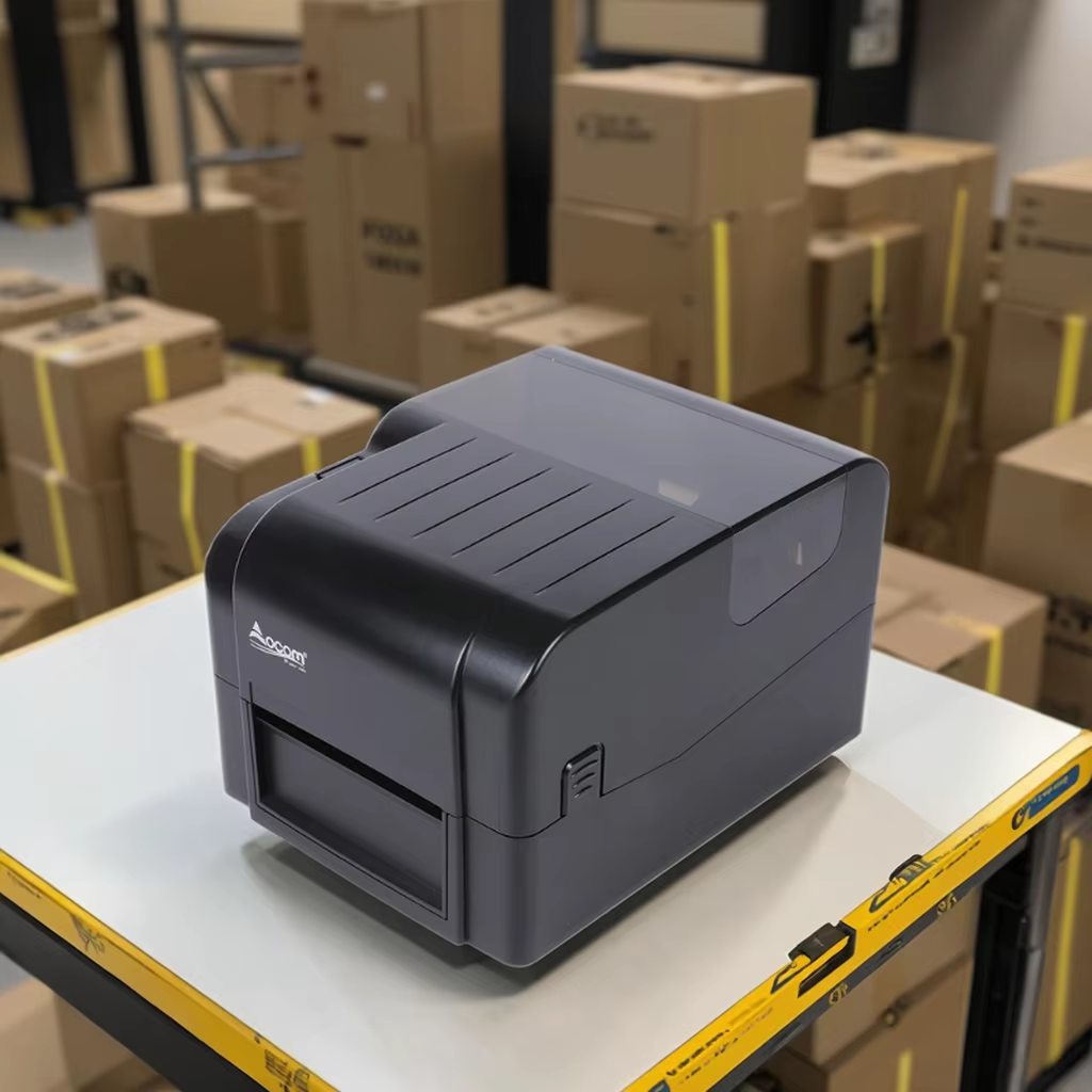 Impressora de impressão de transferência térmica de 4 polegadas com detecção inteligente para envio