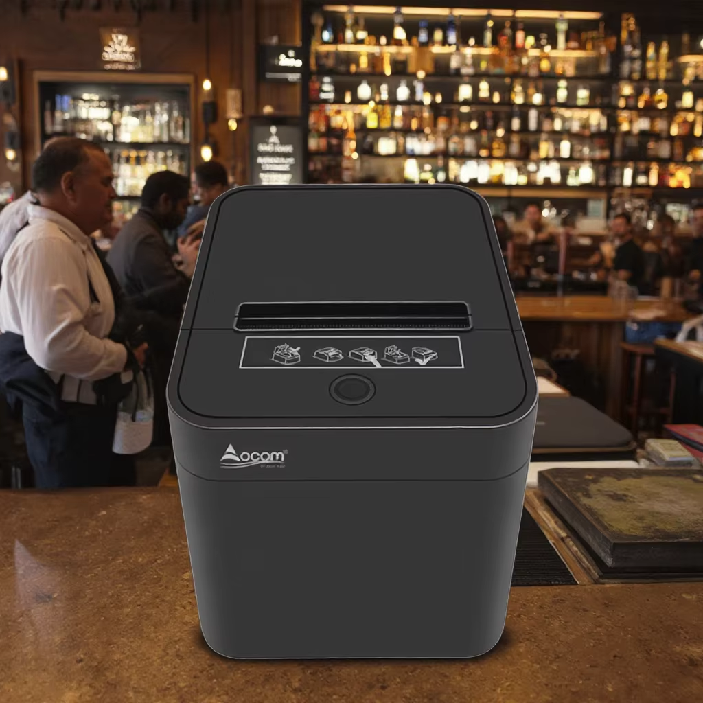 80mm Thermal -Quittungsdrucker POS Drucker USB / LAN -Schnittstelle mit geringem Rauschdruck