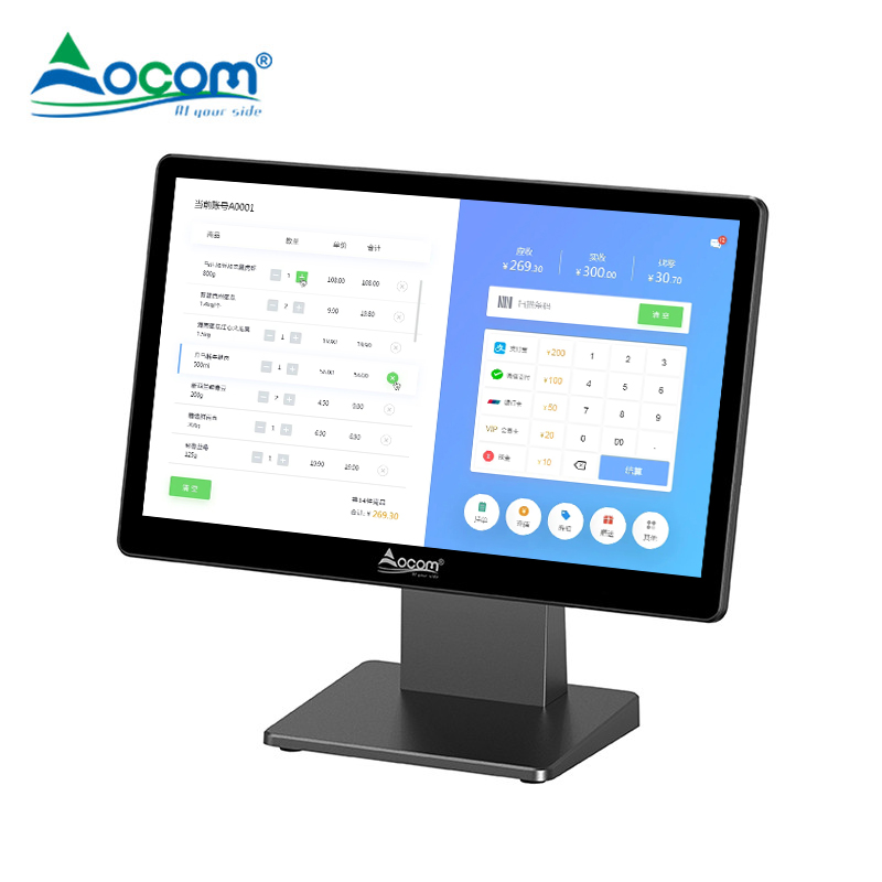 POS机器15.6英寸 POS 系统收银机，Android收银机，餐厅全部 POS-1566