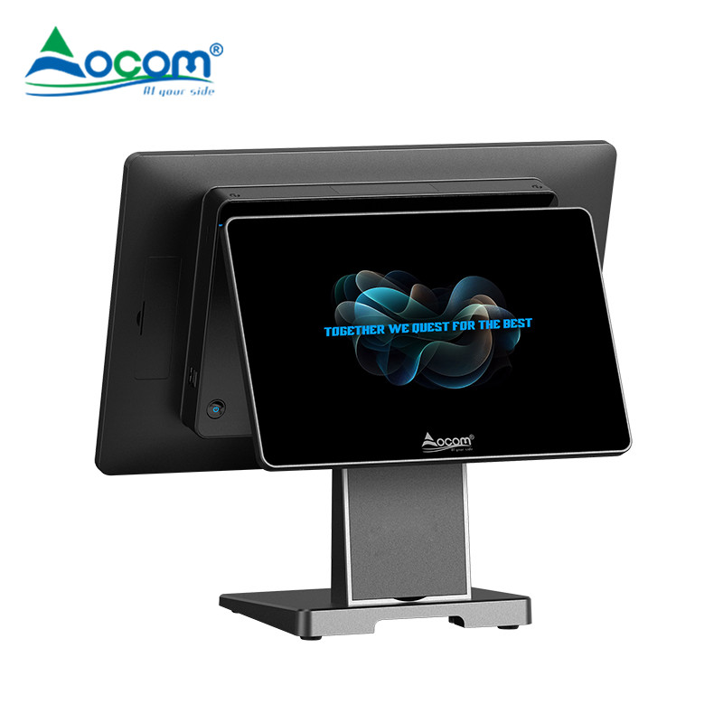 OCOM 15.6 Inch Industrial POS System Restaurant All-in-One Capacitive Touch Retail Cash Register Point Sale POS Mac