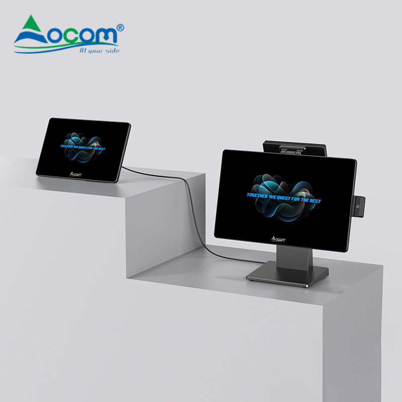 OCOM 15.6 '' Android POS محطة متكاملة POS SystemmerChant Services Terminal Teach Screen POS-1566