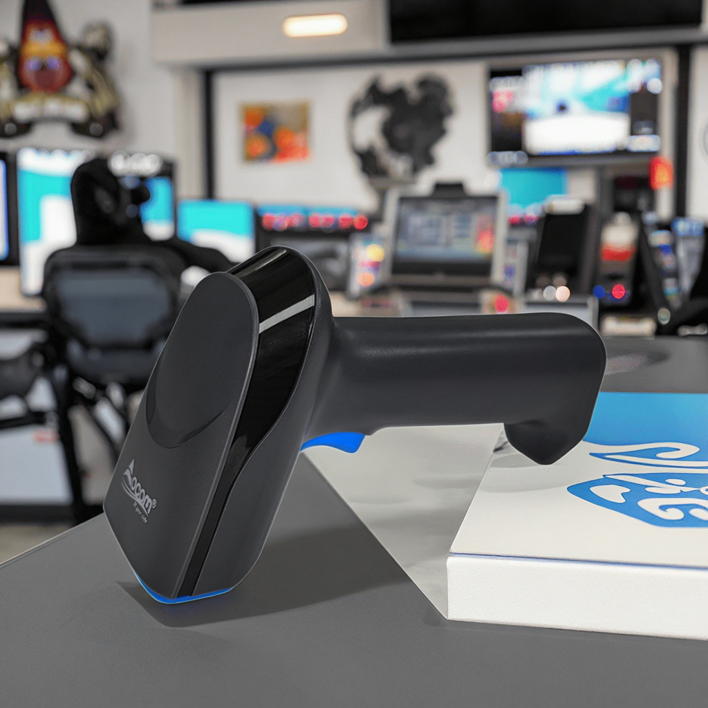 New Design 2d Wired Barcode Scanner Fast Scanning Machine Handheld QR Code Scanner for Warehouse Inventory
