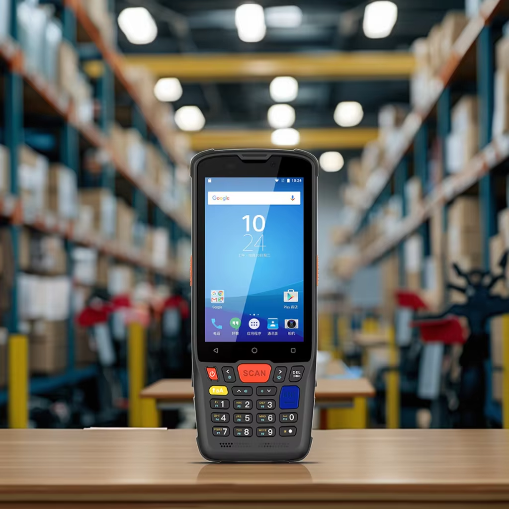 Terminal de coletor de dados industriais de mão Handheld Android 14 com certificado GMS