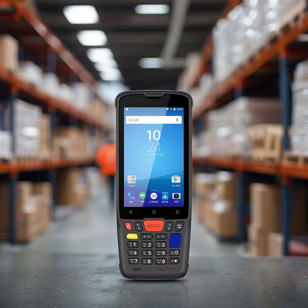 Прочный ручной работы PDA Android 14 System 4G Communication 13MP Auto Focus