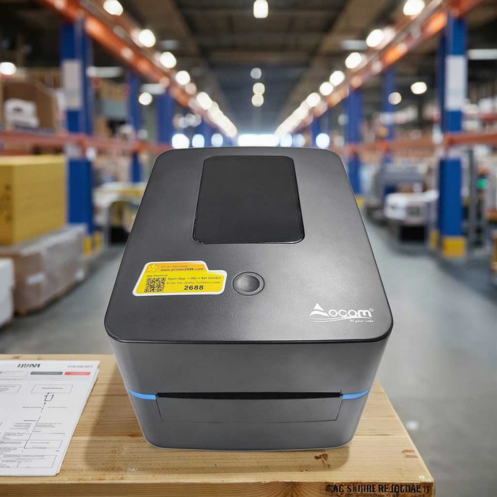 4 Inch Thermal Printer Direct Barcode Label Printing Machine for Warehouse and Logistics