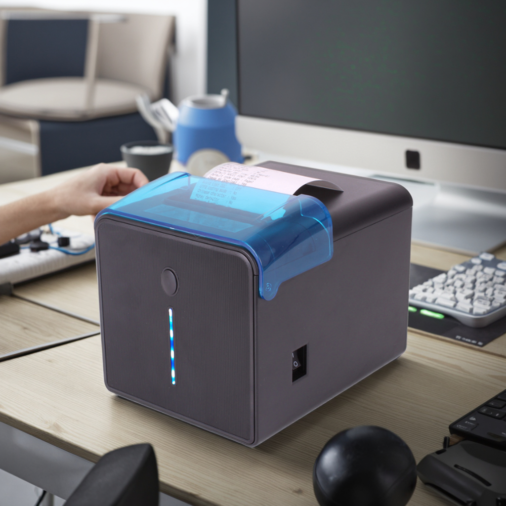 OCPP-80DH 80 مم /58 مم طابعة حرارية QR من USB أو USBLAN مع قطع تلقائي
