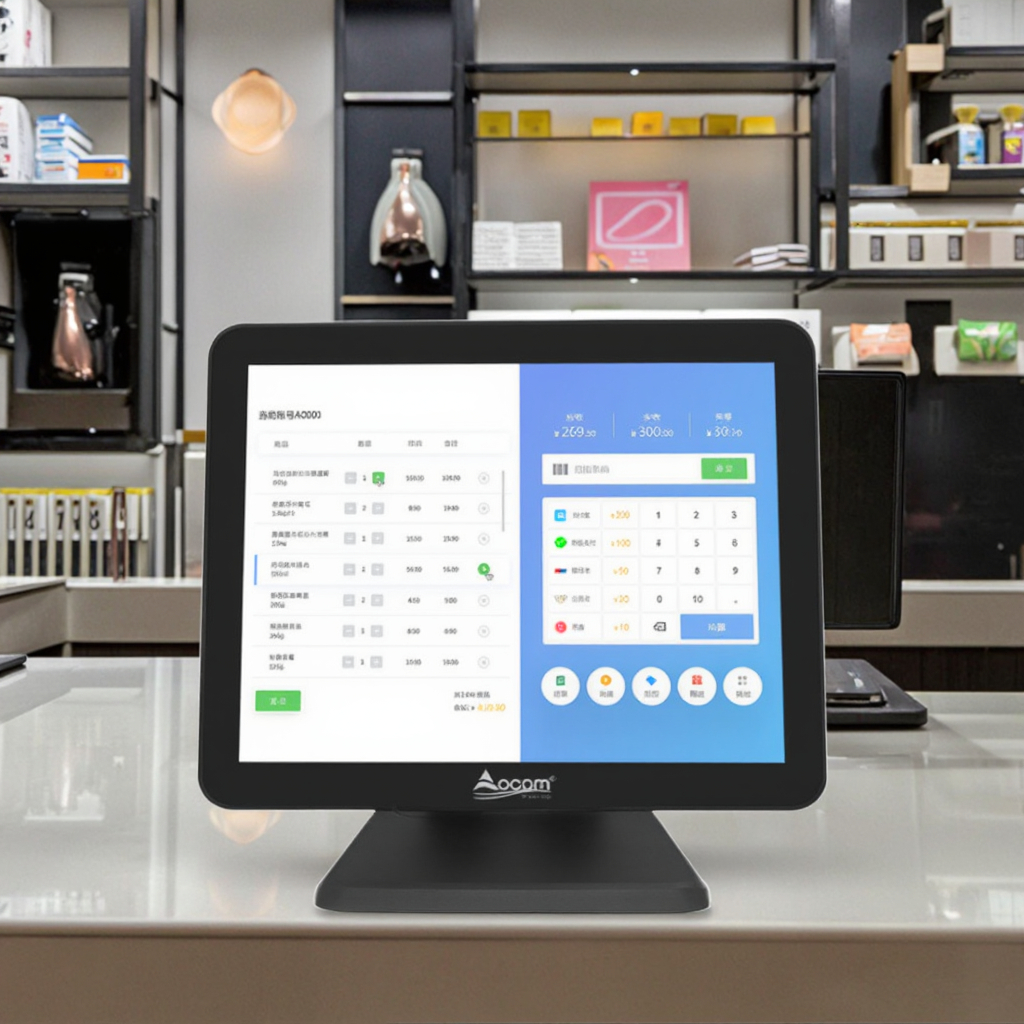 OEM Market Resta Retail Retail de 15 pulgadas Pantalla táctil Pos Máquina Registro de efectivo Terminal Sistemas POS baratos en venta