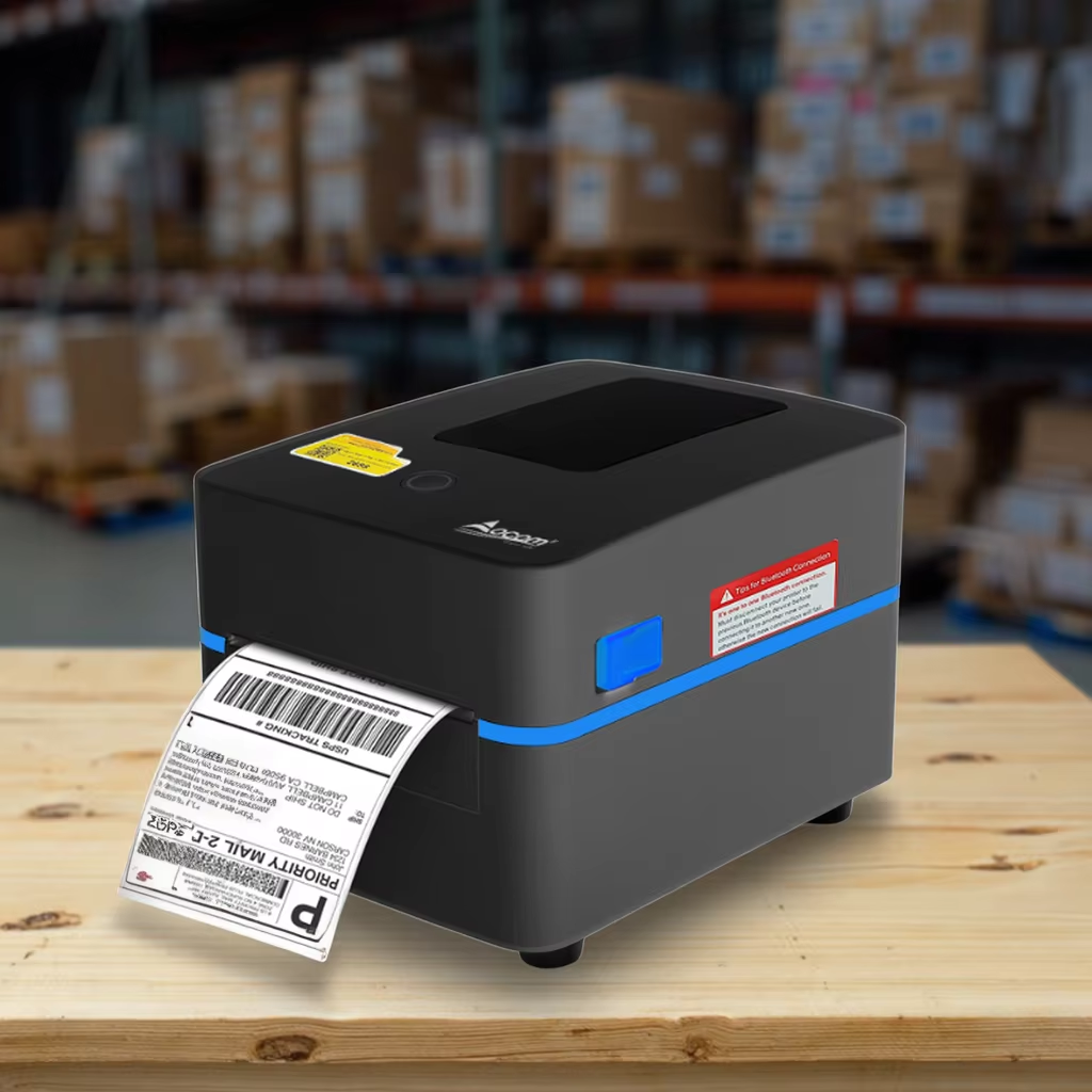OCOM dual sensor thermal direct label printer, no paper waste - COPY - owlwkl