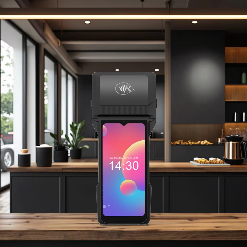 Kompakt POS Gerät 80-mm-Thermodrucker mit Android 14-System