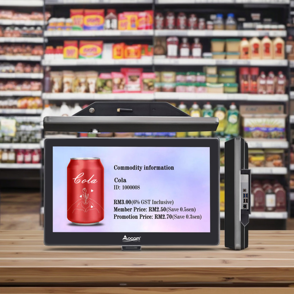 OCPC-004: Intelligenter Preisprüfer mit 2D-Scanner und Multi-Touch-Display