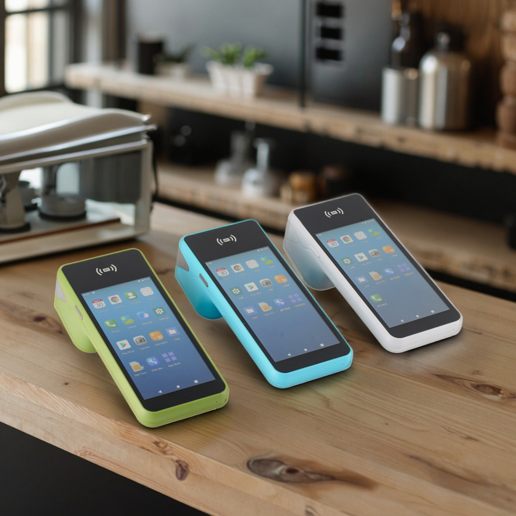 POS-N1 OCOM Android da 5,5 pollici POS Terminale con connettività NFC Bluetooth USB e Wi-Fi Stampante termica da 58 mm