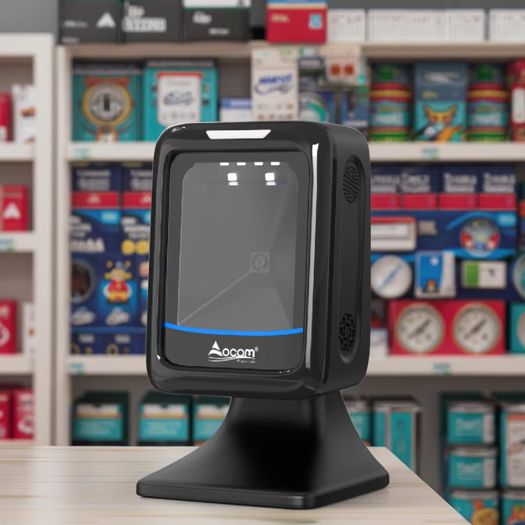 Scanner con piattaforma di scansione omnidirezionale 2D per POS Libreria del supermercato PC