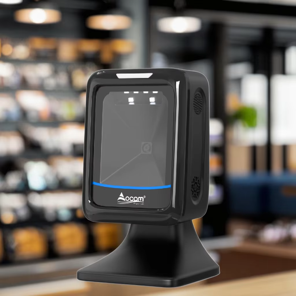 Wide-Area 2D Scanner for Faster Checkout, 300000-Pixel Sensor with Large Viewing Window
