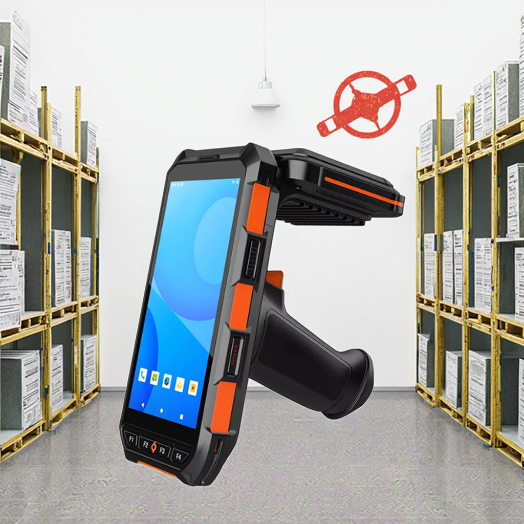 Escáner PDA portátil Android 13 resistente OCBS-C6 con lector de códigos de barras 2D, 4G LTE, IP65, pantalla Gorilla de 5,5''