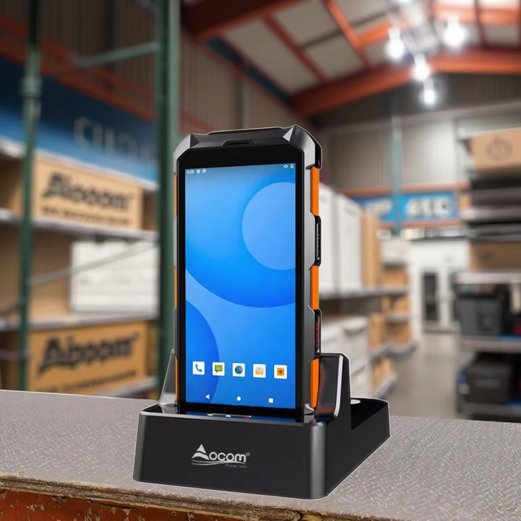 Industrial Rugged Android Scanner PDA with 2D Barcode Reader, 4GB RAM 64GB ROM, NFC & PSAM Optional