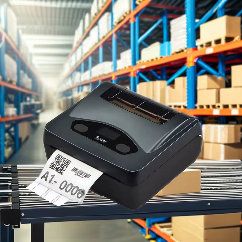 3 Inch for Thermal Barcode Label Printer with 2600mAh Lithium Battery Portable & IOS/Android Compatible