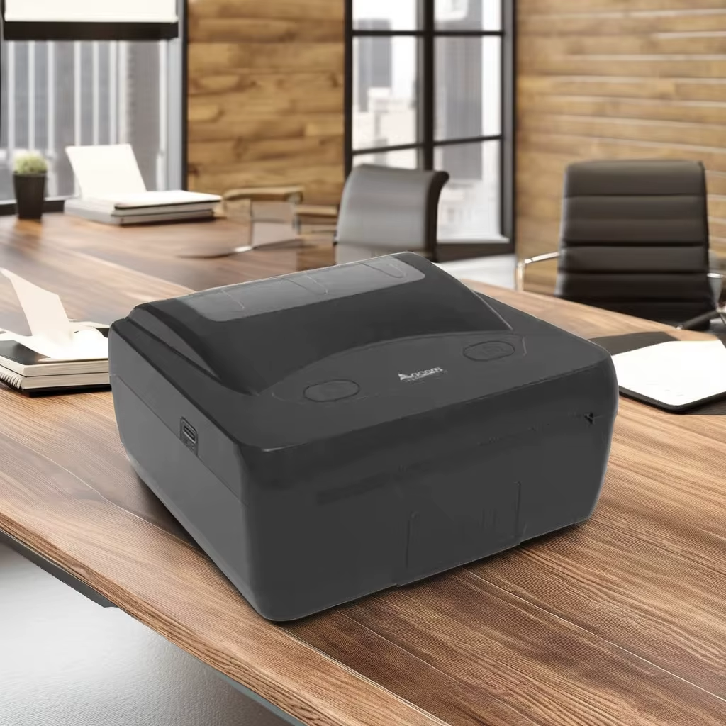 OCOM OCBP-M810 便携式条码标签打印机 3 英寸（80 毫米）最大纸张尺寸 USB 接口 180 毫米/秒 打印速度 2600mAh