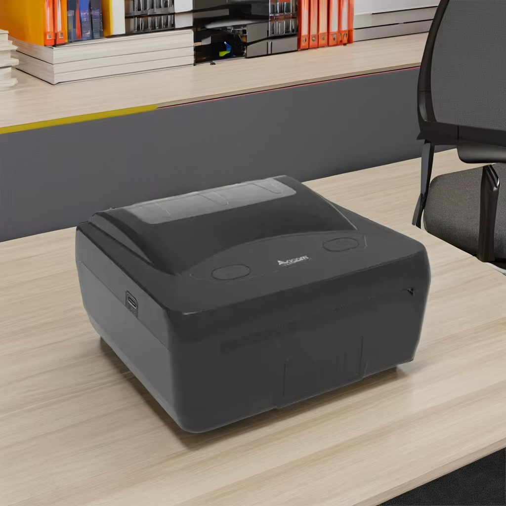 Impressora portátil de etiquetas de código de barras, 3 polegadas (80mm), tamanho máximo de papel, interface usb + 180 mm/s, velocidade de impressão, 2600mah, 203dpi, em estoque