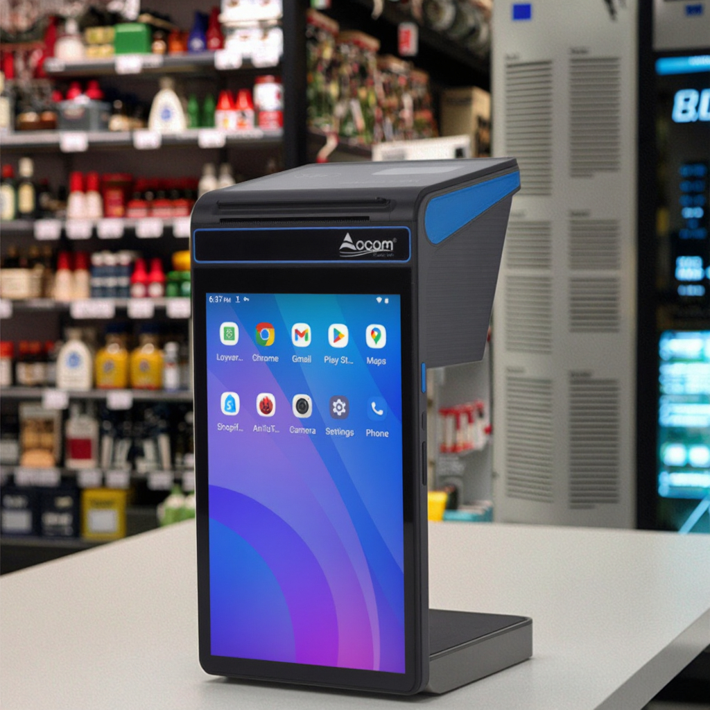 OCOM POS-T8 Hersteller tragbares 4G WIFI GMS CE Touchscreen Android Mobile Registrierkasse POS Automatenterminal