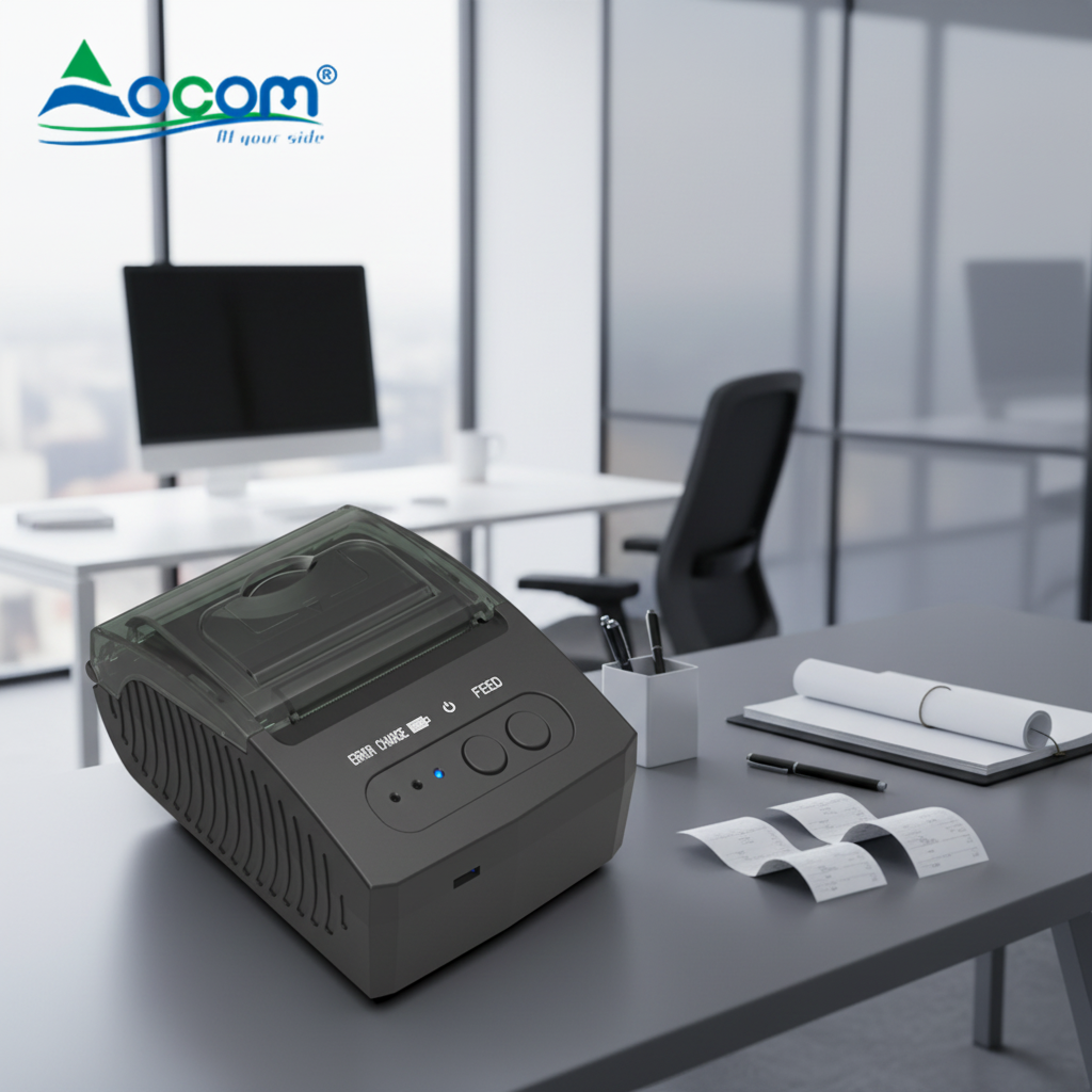 Draagbare 2 inch Bluetooth thermische printer Draadloze mini-bonprinter voor Android iOS Windows PC