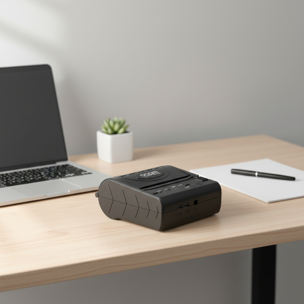 Draadloze 80 mm thermische printer met USB-oplaadondersteuning Gratis SDK Mini Handheld Bonmachine voor POS Systeem