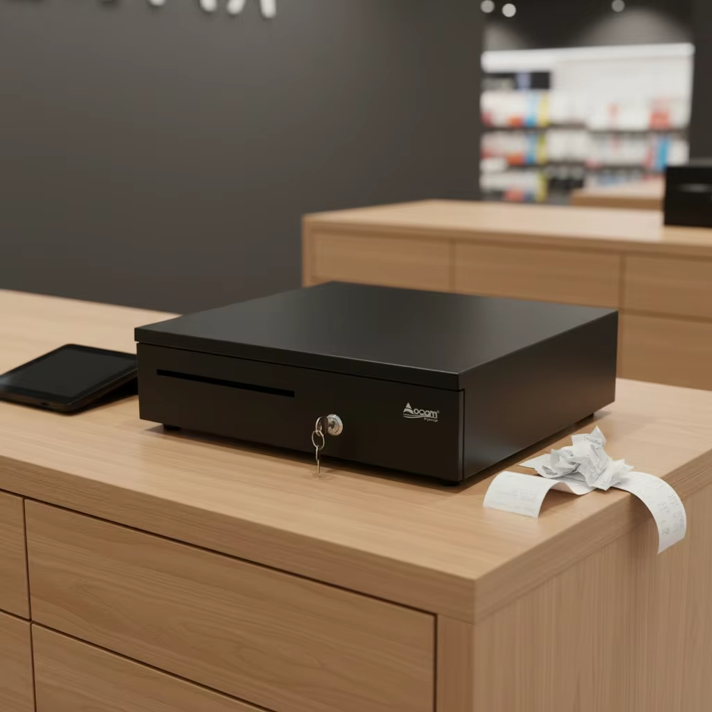 نقطة البيع درج النقود المعدنية 12V تسجيل النقدية درج اقفال الصناديق Rj11 درج النقود للبيع