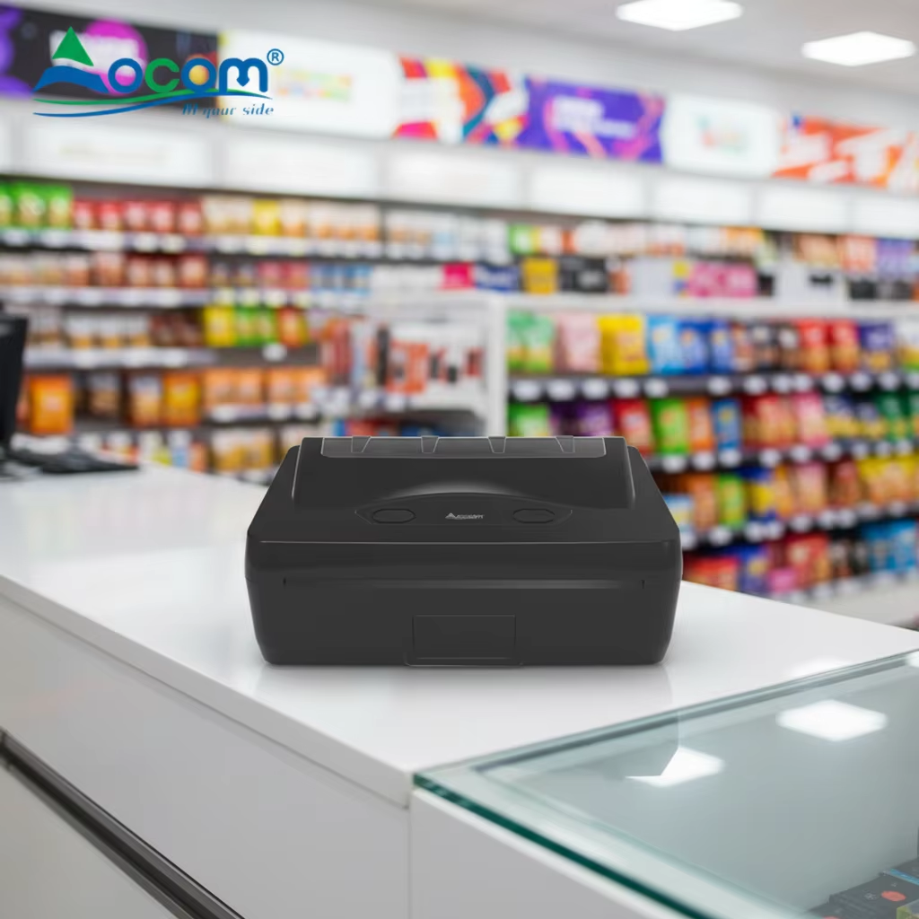 OCOM Wireless 4 Inch Bluetooth Thermal Barcode Printer, Support Android/iOS - COPY - ud5q57