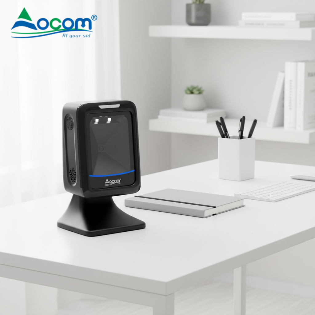OCBS-T288 OCOM Inventory Supermarket Automatic Scan Camera Qr Code Reader Machine 2D Omni-Directional Barcode Scanner - COPY - sassih