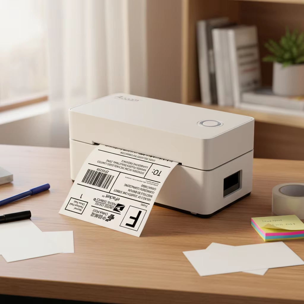 (OCBP-406DT) Portable 4 Inch Thermal Label Printer, Auto-Detect & Multi-Paper Support