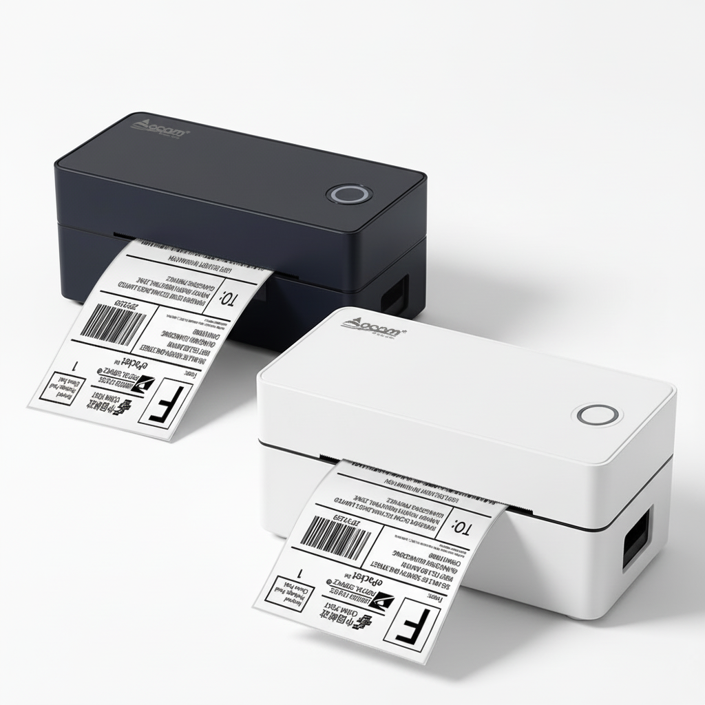 OCOM OCBP-406DT OEM/ODM impresora de etiquetas térmica portátil para supermercado pegatinas de logística impresora de código de barras de etiquetas de envío