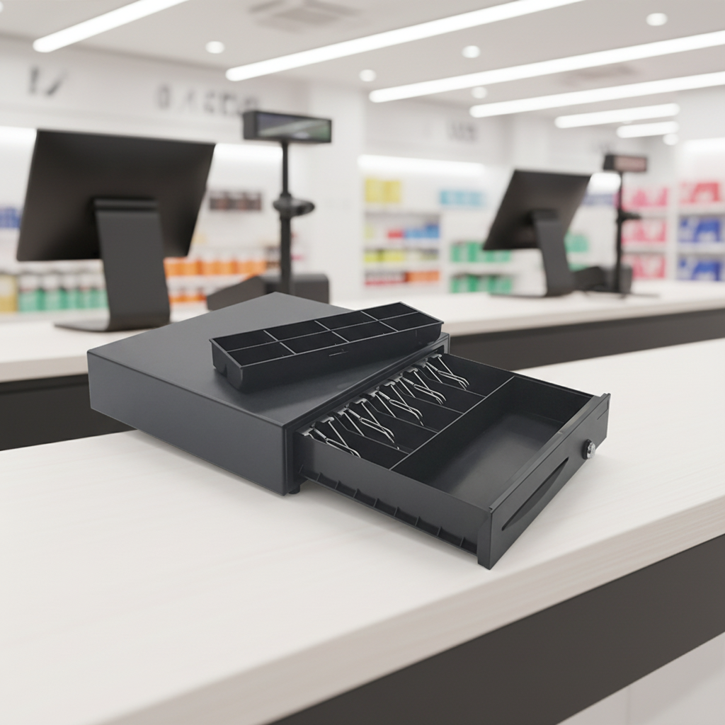 Cajón metálico para efectivo de 410 mm para POS Integradores de sistemas y proyectos OEM