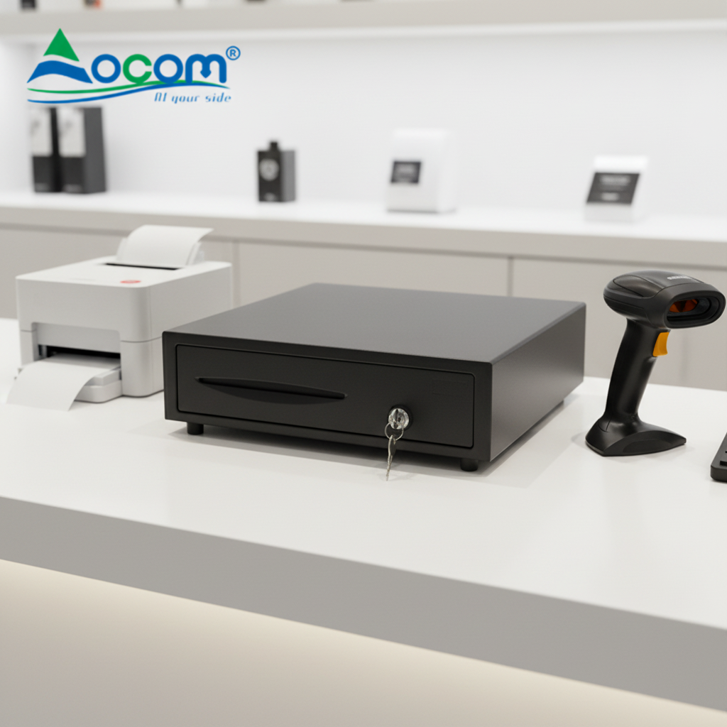 Cassetto contanti in metallo ECD-410G per reception di ristoranti e cassiere