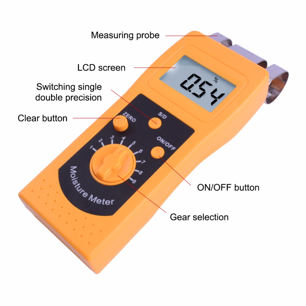 Medidor de umidade têxtil DM200T