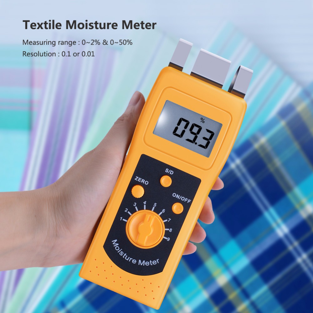 Medidor de umidade têxtil DM200T