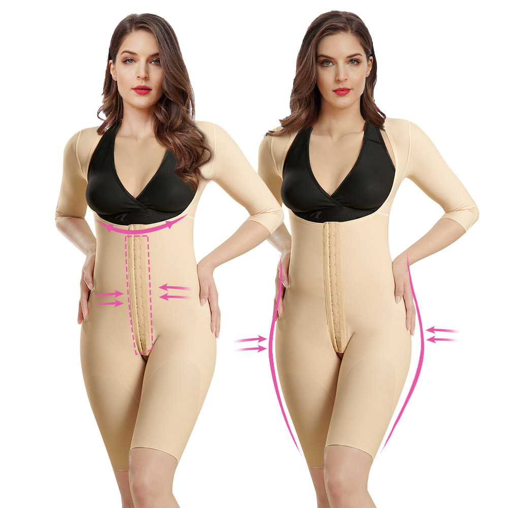 S-SHAPER Fajas Colombian Post Surgery Shapewear Compression Bodysuit Support Fat Transfer Surgical Shapewear - COPY - ili2ei