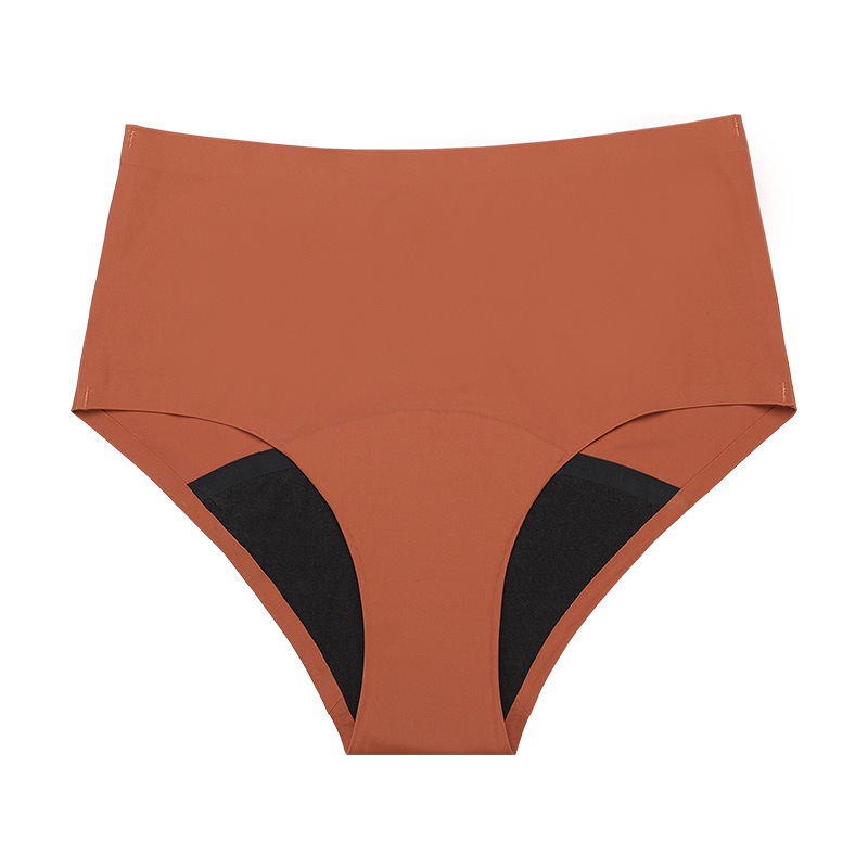 S-SHAPER Seamless Period Underwear Supplier Menstrual Period Panties Leak-proof Organic Cotton High Waist Protective Briefs