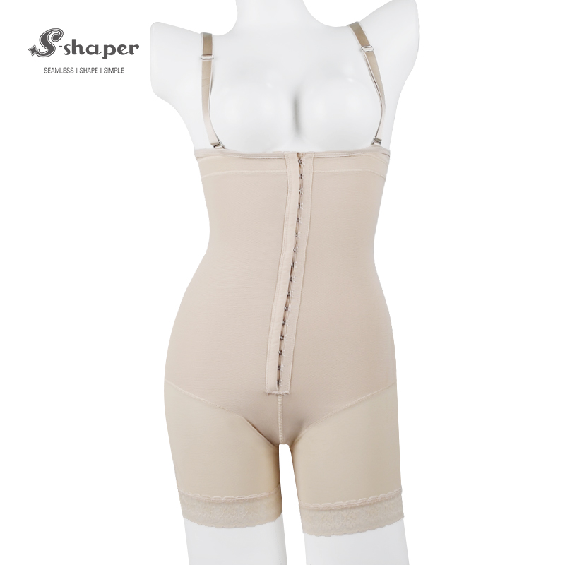 S-SHAPER Fajas Kolumbianische Shapewear-Fabrik nach der Operation Bodysuit mit hoher Taille zur Unterstützung der Fettübertragung Chirurgische Shapewear