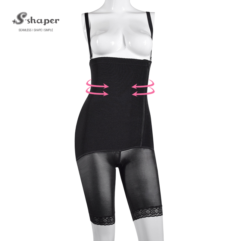 S-SHAPER Fajas Colombia Post Surgery Shapewear High Waist Butt Lifter Bodysuit Pengeluar Sokongan Pemindahan Lemak Shapewear Surgical