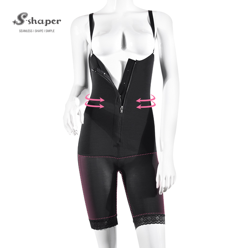S-SHAPER Fajas الكولومبي بعد الجراحة المُصنِّع ملابس داخلية مفتوحة بعقب ارتداءها دعم نقل الدهون ملابس داخلية جراحية