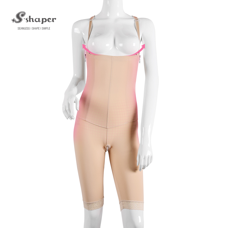 S-SHAPER Fajas الكولومبية بعد الجراحة ملابس داخلية نحيفة مع سحاب داعم نقل الدهون ملابس داخلية جراحية