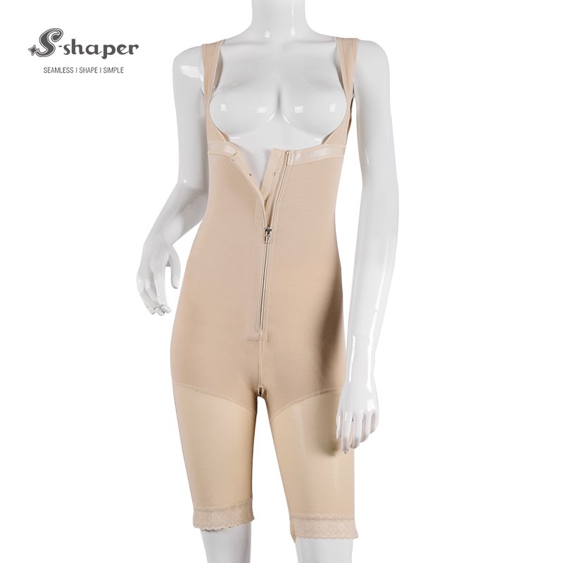 S-SHAPER Factory Fajas Colombian Post Surgery Shapewear Slim Body con soporte de cremallera Fajas quirúrgicas de transferencia de grasa